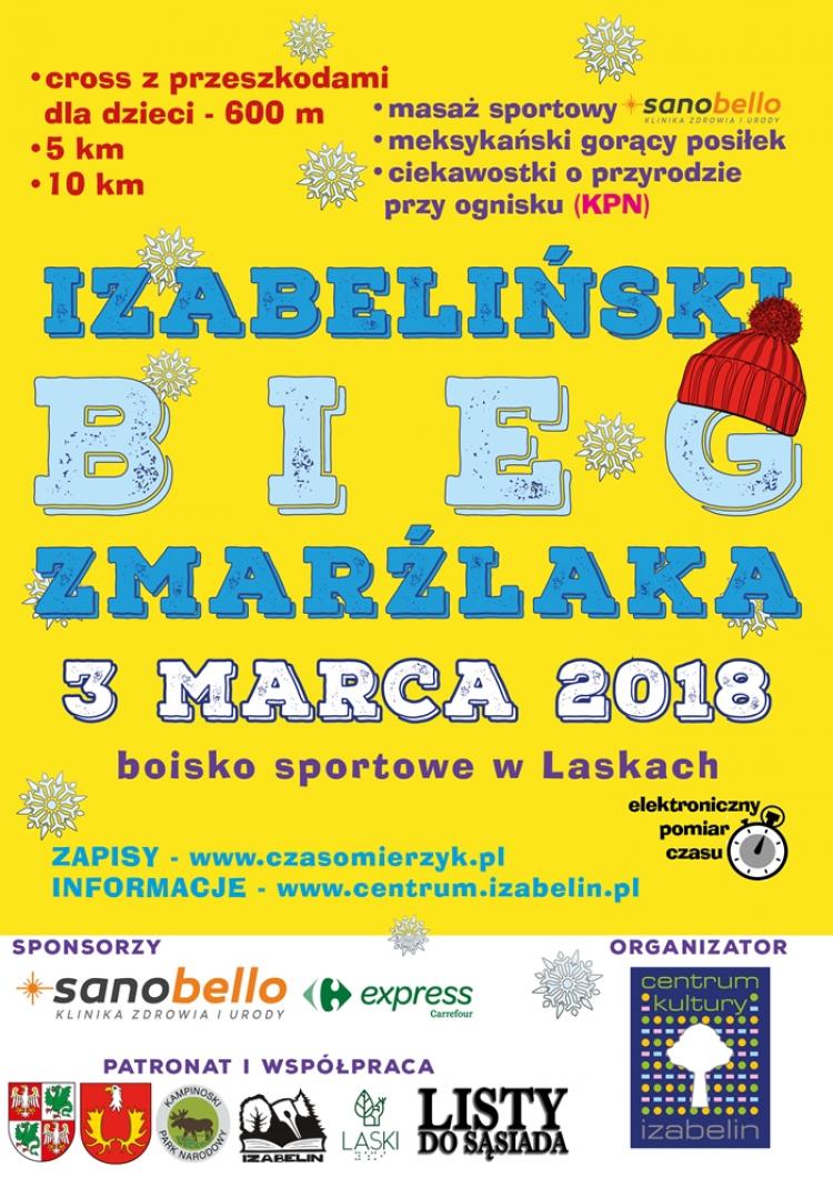 Izabeliński Bieg Zmarźlaka plakat