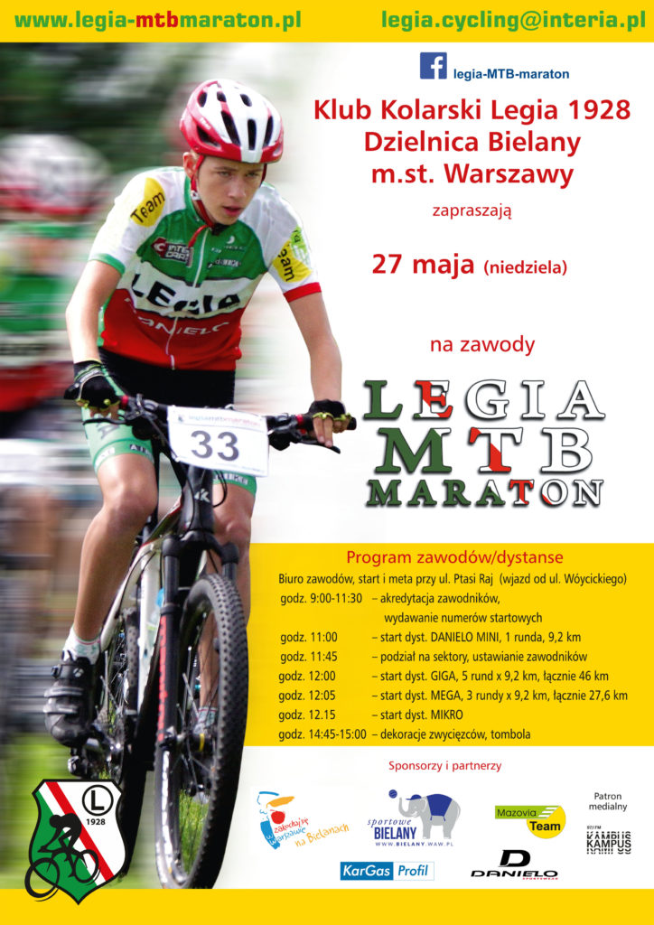 legia mtb maraton 27 maja