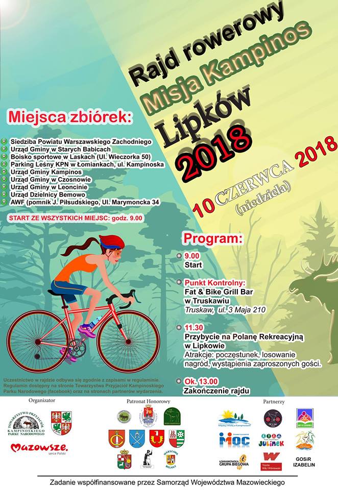 rajd rowerowy lipków