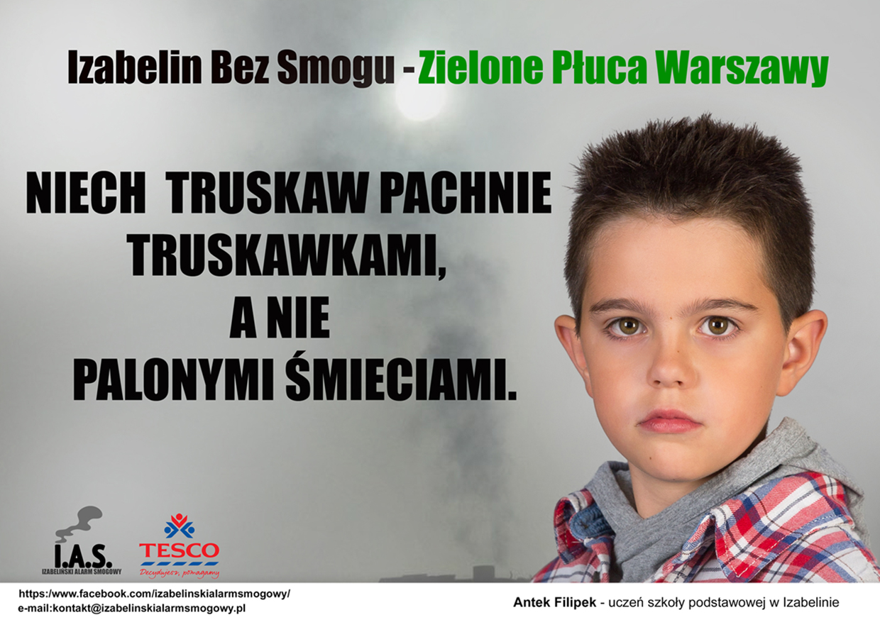 izabeliński alarm smogowy plakat