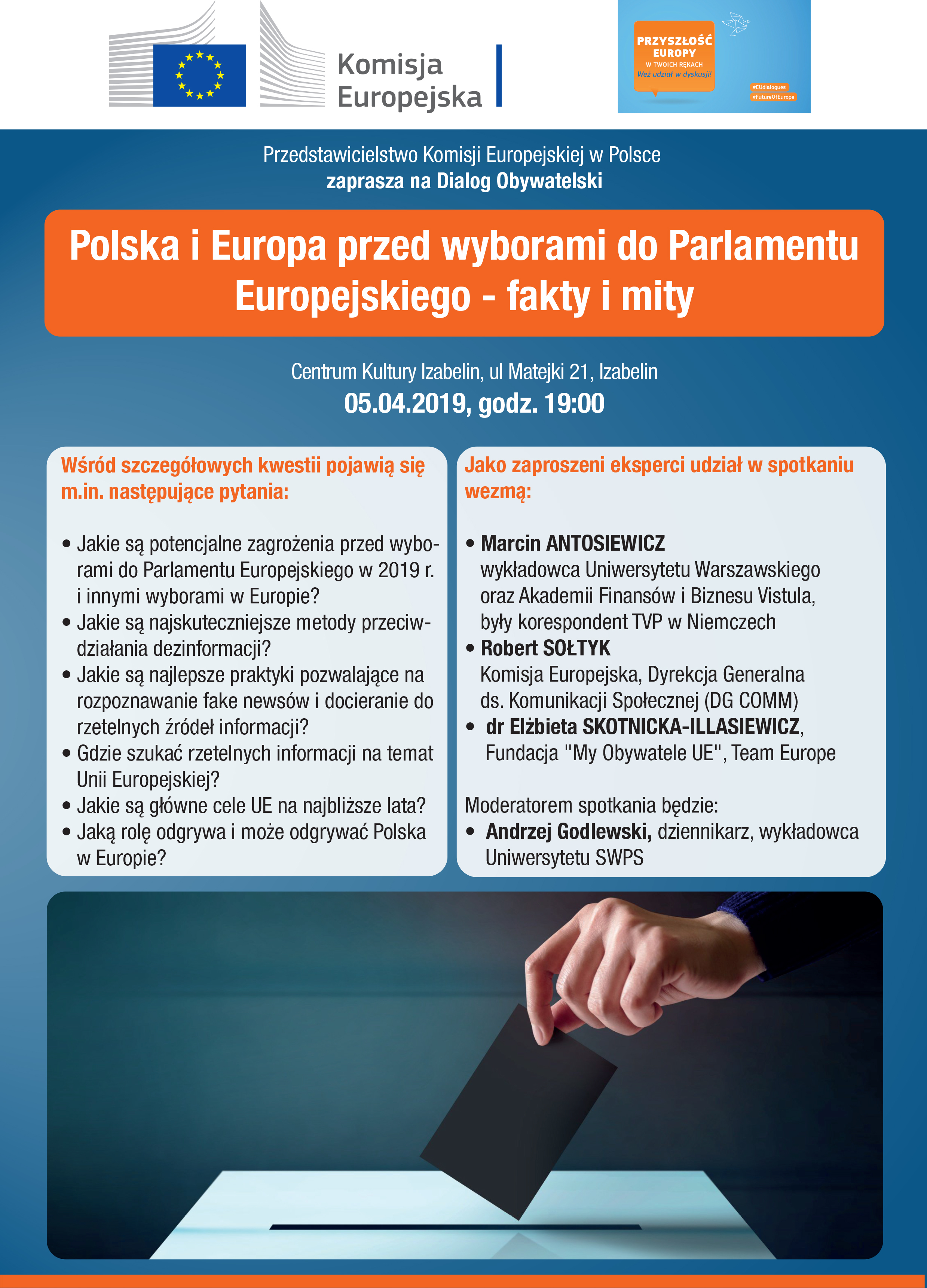 komisja europejska - dialog obywatelski - plakat