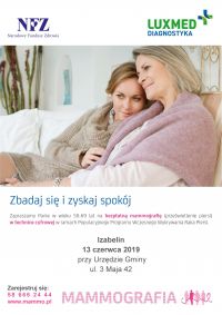 plakat mammografia lux med 13.06.2019