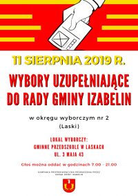 Plakat wybory uzupełniająceTERMIN