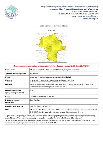 treść komunikatu w wersji graficznej