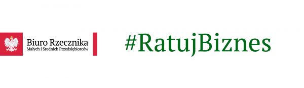 logo akcji napis #ratujbiznes