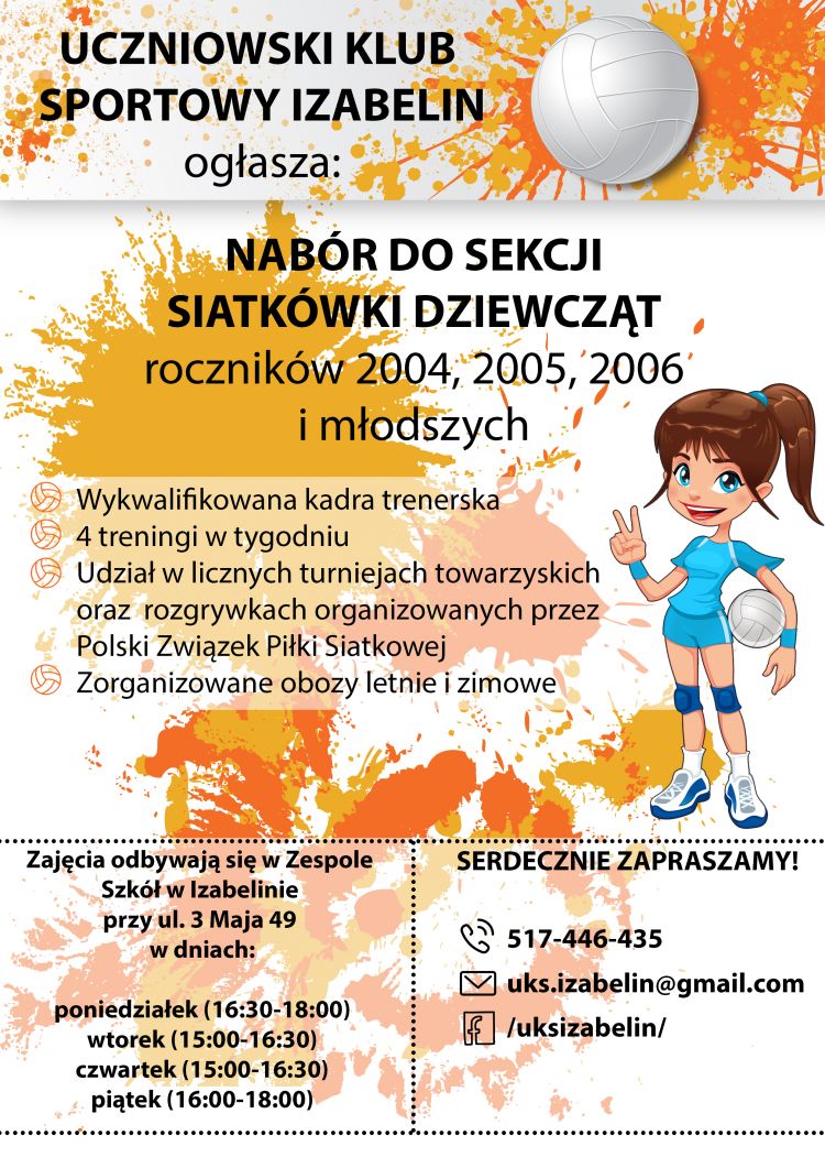 uks izabelin siatkówka plakat