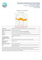 Ostrzeżenie meteorologiczne - intensywne opady deszczu 23 sierpnia