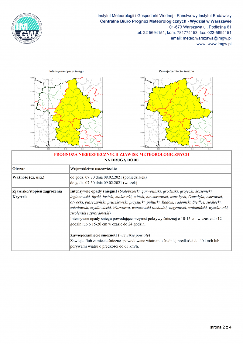 treść komunikatu w wersji graficznej