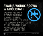 Awaria wodociągowa w Mościskach