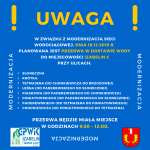 MODERNIZACJA SIECI WODOCIĄGOWEJ W IZABELINIE C, 18.12.2019 r. godz. 09:30-12:00