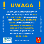 MODERNIZACJA SIECI WODOCIĄGOWEJ