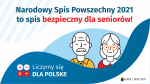 Narodowy Spis Powszechny 2021 – spis bezpieczny dla seniorów