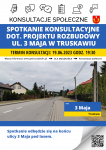 Spotkanie konsultacyjne dot. projektu rozbudowy ul. 3 Maja w Truskawiu