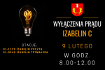 Wyłączenia prądu 9 lutego 2021 r. (poniedziałek) w Izabelinie C