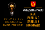 Wyłączenia prądu w dniach 15-19 lutego 2021 r. w gminie Izabelin (Laski, Izabelin C, Hornówek, Izabelin B)