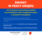 Zmiany w pracy urzędu